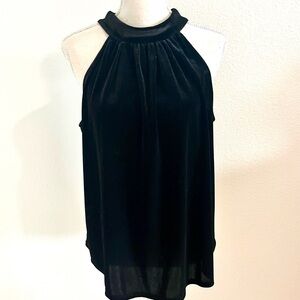 Gibson Black Halter Blouse